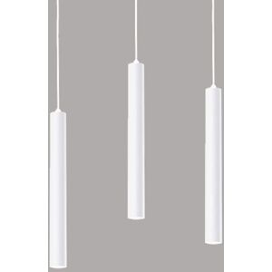Wottes - Modern led Pendant Light Metal Ceiling Lamp Cylindrical Long Tube Hanging Light White Chandelier Three-Color Variable Light 3Pcs Wottes - Modern led Pendant Light Metal Ceiling Lamp Cylindrical Long Tube Hanging Light White Chandelier Three-Color Variable Light 3Pcs