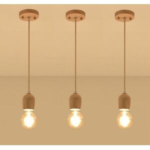 WOTTES Modern Simple Ceiling Pendant Light Nordic-Style Hanging Lamp Creative Chandelier for Kitchen Island Hallway Coffee 3PCS WOTTES Modern Simple Ceiling Pendant Light Nordic-Style Hanging Lamp Creative Chandelier for Kitchen Island Hallway Coffee 3PCS