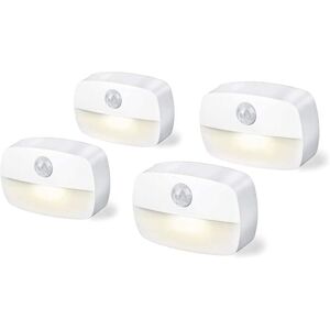 Tinor - 4 Pack 3A Battery Operated Motion Sensor Lights Indoor Night Light for Closet, Stairs, Hallway, Kitchen, Bedroom(Battery Not Included) Tinor - 4 Pack 3A Battery Operated Motion Sensor Lights Indoor Night Light for Closet, Stairs, Hallway, Kitchen, Bedroom(Battery Not Included)