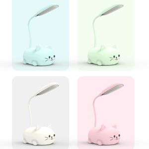 Linghhang - 4 Pack Kitten Reading Light, usb Rechargeable Foldable Desk Lamp for Pets Learning Reading and Protecting Eyesight Linghhang - 4 Pack Kitten Reading Light, usb Rechargeable Foldable Desk Lamp for Pets Learning Reading and Protecting Eyesight