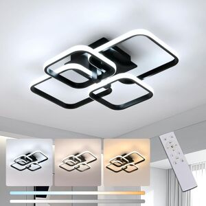 COMELYDimmable LED Ceiling Light with Remote Control, 48W 5400LM Ceiling Lamp Pendant Light Living Room, LED Ceiling Lighting for Bedroom Dining Room COMELYDimmable LED Ceiling Light with Remote Control, 48W 5400LM Ceiling Lamp Pendant Light Living Room, LED Ceiling Lighting for Bedroom Dining Room