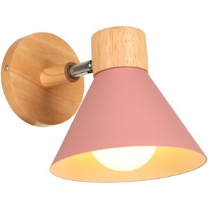 STOEX Retro Indoor Wall Light Metal Wall Lamp E27 Vintage Wall Sconce For Bedroom Living Room Bathroom (Pink) STOEX Retro Indoor Wall Light Metal Wall Lamp E27 Vintage Wall Sconce For Bedroom Living Room Bathroom (Pink)