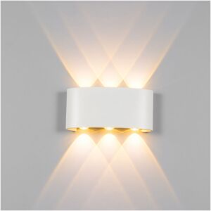 STOEX 6W Retro Led Wall Light Nordic Wall Lights White Modern Wall Sconce Simple Wall Lights For Bedroom Living Room Warm White STOEX 6W Retro Led Wall Light Nordic Wall Lights White Modern Wall Sconce Simple Wall Lights For Bedroom Living Room Warm White