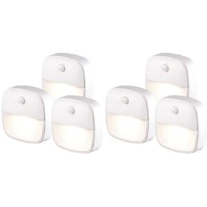 Tlily - 6X Indoor Motion Sensor Light,Battery Operated led Night Light, Automatic Stair Night Light for Hallway Tlily - 6X Indoor Motion Sensor Light,Battery Operated led Night Light, Automatic Stair Night Light for Hallway