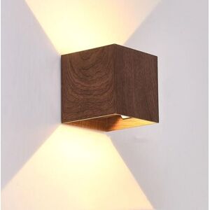 IKODM 8W led Wooden Wall Light, Indoor Up and Down Lighting, 3000K, Modern Night Light for Living Room, Bedroom, Hallway, Balcony, Staircase, Warm White, b IKODM 8W led Wooden Wall Light, Indoor Up and Down Lighting, 3000K, Modern Night Light for Living Room, Bedroom, Hallway, Balcony, Staircase, Warm White, b