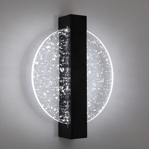 Comely - led Wall Light 12W, Modern Wall Lamp in Aluminum, Black, Round Acrylic Indoor Wall Sconce for Living Room, Bedroom, Staircase, Hallway Comely - led Wall Light 12W, Modern Wall Lamp in Aluminum, Black, Round Acrylic Indoor Wall Sconce for Living Room, Bedroom, Staircase, Hallway