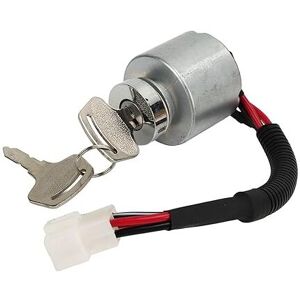 Engine Ignition Switch, Ignition Switch Lock with 2 Keys, Ignition Start Switch, 66101 55200 Fit for Kubota BX1500D BX1800D - Alwaysh Engine Ignition Switch, Ignition Switch Lock with 2 Keys, Ignition Start Switch, 66101 55200 Fit for Kubota BX1500D BX1800D - Alwaysh