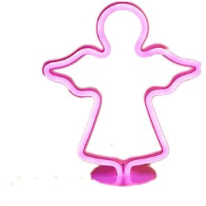 DEWDAT Angel Neon Light led Neon Signs Night Light Room Decor Light with Holder Base Table Neon Light for Bedroom Gift - Plug Into Wall usb ( Angel ) DEWDAT Angel Neon Light led Neon Signs Night Light Room Decor Light with Holder Base Table Neon Light for Bedroom Gift - Plug Into Wall usb ( Angel )