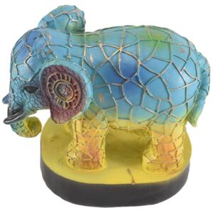 TLILY Animal Table Lamp Dyed Resin Elephant Desktop Night Light Light,3D Stained TLILY Animal Table Lamp Dyed Resin Elephant Desktop Night Light Light,3D Stained