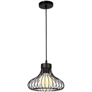 AXHUP Pendant Lighting Fitting, Retro Minimalist Gourd Cage Chandelier, Industrial Minimalist Hanging Ceiling Lamp with Hollow Metal Lampshade for Kitchen AXHUP Pendant Lighting Fitting, Retro Minimalist Gourd Cage Chandelier, Industrial Minimalist Hanging Ceiling Lamp with Hollow Metal Lampshade for Kitchen