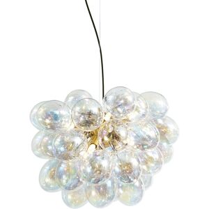 Qazqa Art Deco Rainbow Crystal Pendant Light - 8 Lights, 50cm Qazqa Art Deco Rainbow Crystal Pendant Light - 8 Lights, 50cm