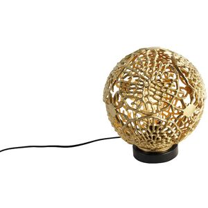 Qazqa Art Deco Table Lamp - Black & Gold, E27, 40W Qazqa Art Deco Table Lamp - Black & Gold, E27, 40W