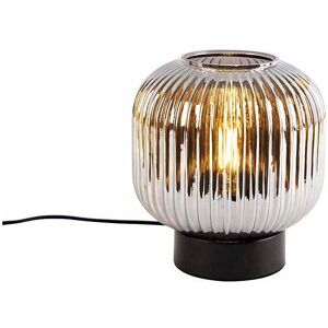 QAZQA Art Deco Table Lamp - Black - 25W QAZQA Art Deco Table Lamp - Black - 25W