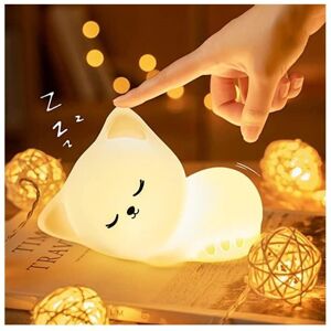 Gotrays - Baby Night Light Children's Night Light Baby Room Decoration, 16 Colors Cat Night Light Children's Bedside Lamp Baby Night Light, Baby Room Gotrays - Baby Night Light Children's Night Light Baby Room Decoration, 16 Colors Cat Night Light Children's Bedside Lamp Baby Night Light, Baby Room