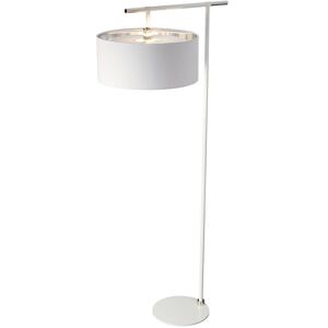 Elstead Lighting Balance Floor Lamp - White, Nickel, E27 - Floor Lamp Elstead Lighting Balance Floor Lamp - White, Nickel, E27 - Floor Lamp