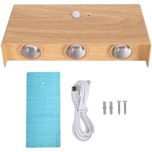 GROOFOO Battery Operated Wall Sconce Rechargeable Motion Sensor Indoor Wall Lights LED Magnetic Up Down Wall Lamp with Touch Switch Log Wood Color GROOFOO Battery Operated Wall Sconce Rechargeable Motion Sensor Indoor Wall Lights LED Magnetic Up Down Wall Lamp with Touch Switch Log Wood Color