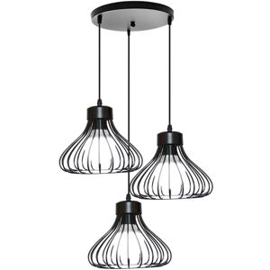 NORCKS Black Simple Ceiling Light Vintage 3 Lights Industrial Pendant Lights Creative Retro Chandelier For Indoor Decoration NORCKS Black Simple Ceiling Light Vintage 3 Lights Industrial Pendant Lights Creative Retro Chandelier For Indoor Decoration