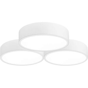 Toolight Triple White Ceiling Lamp - 6 Points E27 Toolight Triple White Ceiling Lamp - 6 Points E27