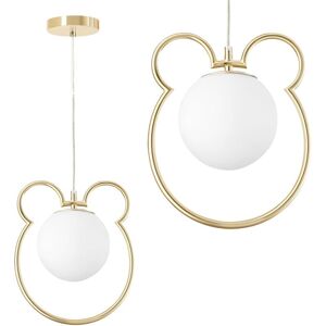 Ceiling Lamp Chandelier Toolight G105-1w Gold White Ceiling Lamp Chandelier Toolight G105-1w Gold White