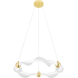 Toolight - ceiling lamp chandelier led G010-CP white gold Toolight - ceiling lamp chandelier led G010-CP white gold
