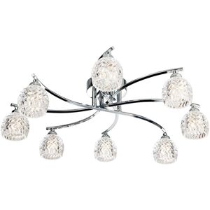 Firstlight Firstlight Maple - 8 Light Flush Chrome G9 - Ceiling Light Firstlight Firstlight Maple - 8 Light Flush Chrome G9 - Ceiling Light