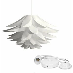 Hoopzi - chandelier - Lotus design lamp - Shade to be assembled - iq ceiling light - Set with cable ceiling mount Hoopzi - chandelier - Lotus design lamp - Shade to be assembled - iq ceiling light - Set with cable ceiling mount