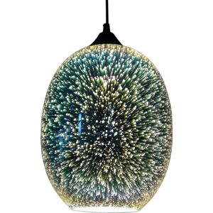 CNCEST Colourful Glass Fireworks Ceiling Light, Modern 3D Glass Shade Pendant Light for Dining Room, Kitchen, Loft, Office, Garden Decor CNCEST Colourful Glass Fireworks Ceiling Light, Modern 3D Glass Shade Pendant Light for Dining Room, Kitchen, Loft, Office, Garden Decor