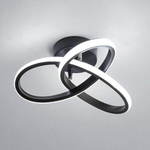 Comely - Modern led Ceiling Light, 22W 2500LM Ceiling Lamp for Bedroom, Living Room, Hallway, Diameter 25cm - Black - Cool White Light 6500K Comely - Modern led Ceiling Light, 22W 2500LM Ceiling Lamp for Bedroom, Living Room, Hallway, Diameter 25cm - Black - Cool White Light 6500K