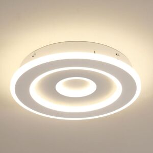 Comely - Modern Round led Ceiling Light, 28W 28cm Ceiling Lamp, White Indoor Ceiling Light Fixture for Bedroom, Living Room, Hallway, Natural Light Comely - Modern Round led Ceiling Light, 28W 28cm Ceiling Lamp, White Indoor Ceiling Light Fixture for Bedroom, Living Room, Hallway, Natural Light