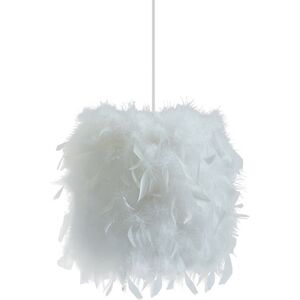 Axhup - Creative Romantic Ceiling Lamp Ø22cm Pure Feather White Pendant Light Modern Chandelier Contemporary Hanging Light E27 Axhup - Creative Romantic Ceiling Lamp Ø22cm Pure Feather White Pendant Light Modern Chandelier Contemporary Hanging Light E27
