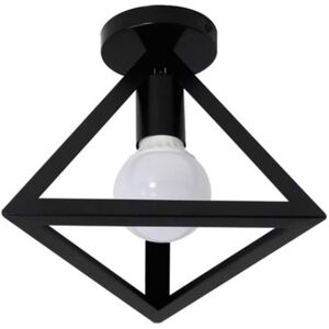 Stoex - Creative Triangle Chandelier Iron Metal Black Ceiling Light Retro Industrial Ceiling Lights Stoex - Creative Triangle Chandelier Iron Metal Black Ceiling Light Retro Industrial Ceiling Lights
