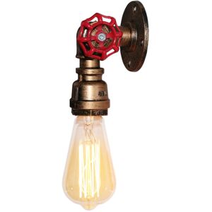 NORCKS Creative Water Pipe Wall Light Iron Metal Wall Sconce Antique Classic Wall Lamp Rust For Office Cafe Decorative NORCKS Creative Water Pipe Wall Light Iron Metal Wall Sconce Antique Classic Wall Lamp Rust For Office Cafe Decorative