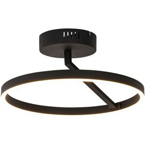 QAZQA Design Ceiling Light Black Incl. LED 3-Step Dimmable - Anello QAZQA Design Ceiling Light Black Incl. LED 3-Step Dimmable - Anello