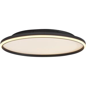 Qazqa - Design Ceiling Lamp Black with White incl. led 3-Step Dimmable - Xavi Qazqa - Design Ceiling Lamp Black with White incl. led 3-Step Dimmable - Xavi