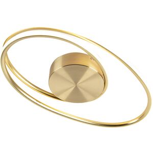 Qazqa Gold Dimmable LED Ceiling Light - Rowan Qazqa Gold Dimmable LED Ceiling Light - Rowan