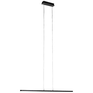 QAZQA Modern Black Pendant Lamp - Oblong LED 15W QAZQA Modern Black Pendant Lamp - Oblong LED 15W