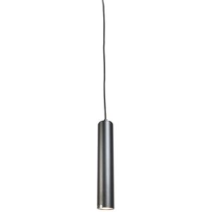 Qazqa Black Cylinder Pendant Light - Modern Industrial Style Qazqa Black Cylinder Pendant Light - Modern Industrial Style