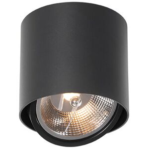 QAZQA Black Impact Cylindrical LED Spotlight - Interior Use QAZQA Black Impact Cylindrical LED Spotlight - Interior Use