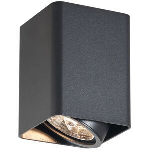 QAZQA Design Surface-Mounted Spotlight Black GU10 70mm Rotatable and Tiltable - Vox QAZQA Design Surface-Mounted Spotlight Black GU10 70mm Rotatable and Tiltable - Vox