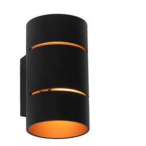 QAZQA Black Gold Wall Lamp - Modern Design, G9, 40W, IP20 QAZQA Black Gold Wall Lamp - Modern Design, G9, 40W, IP20