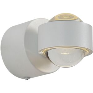 QAZQA Design Wall Lamp White incl. LED IP44 - Lens QAZQA Design Wall Lamp White incl. LED IP44 - Lens
