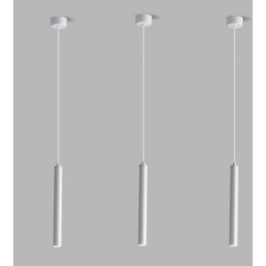 WOTTES Modern led Pendant Light Metal Ceiling Lamp Cylindrical Long Tube Hanging Light White Chandelier Warm White Light 3Pcs WOTTES Modern led Pendant Light Metal Ceiling Lamp Cylindrical Long Tube Hanging Light White Chandelier Warm White Light 3Pcs