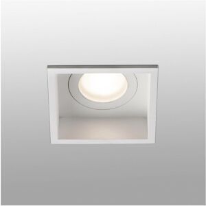 Faro 40116 Ceiling Lighting - GU10 LED - Square White Recessed Downlight Faro 40116 Ceiling Lighting - GU10 LED - Square White Recessed Downlight