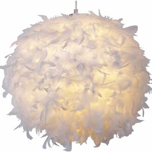 DEWDAT Feather Light Shade Lamp Shades for Pendant Ceiling Light, Table Lamp, Floor Lamp (20cm, White) DEWDAT Feather Light Shade Lamp Shades for Pendant Ceiling Light, Table Lamp, Floor Lamp (20cm, White)
