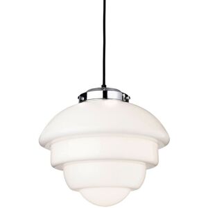 Firstlight Polished Chrome Art Deco Single Light Ceiling Pendant - 4947CH Firstlight Polished Chrome Art Deco Single Light Ceiling Pendant - 4947CH