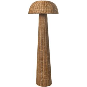 BELIANI Floor Lamp ALERO Rattan Natural BELIANI Floor Lamp ALERO Rattan Natural