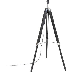 QAZQA Country Floor Lamp Black without Shade - Tripod QAZQA Country Floor Lamp Black without Shade - Tripod
