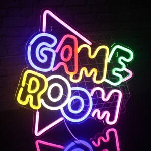 LONGZIMING Game Room Neon Light Game Room Neon Signs led Neon Light, usb Powered Cool Neon Sign Art Wall Decor for Game Room Living Room Bar Party Boys Gift LONGZIMING Game Room Neon Light Game Room Neon Signs led Neon Light, usb Powered Cool Neon Sign Art Wall Decor for Game Room Living Room Bar Party Boys Gift