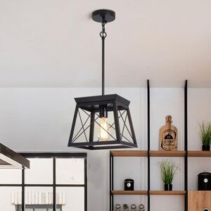 Ganeed Farmhouse Pendant Light Metal Cage Rustic Lantern Chandelier Adjustable Height Hanging Light Fixture for Kitchen Island Dining Room Bedroom Ganeed Farmhouse Pendant Light Metal Cage Rustic Lantern Chandelier Adjustable Height Hanging Light Fixture for Kitchen Island Dining Room Bedroom