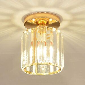 Stoex - Glass Ceiling Light Crystal Ceiling Lamp Modern Chandelier Gold Creative Ceiling Lamp E27 Bulb For Hallway Balcony Living Room Dining Room Stoex - Glass Ceiling Light Crystal Ceiling Lamp Modern Chandelier Gold Creative Ceiling Lamp E27 Bulb For Hallway Balcony Living Room Dining Room